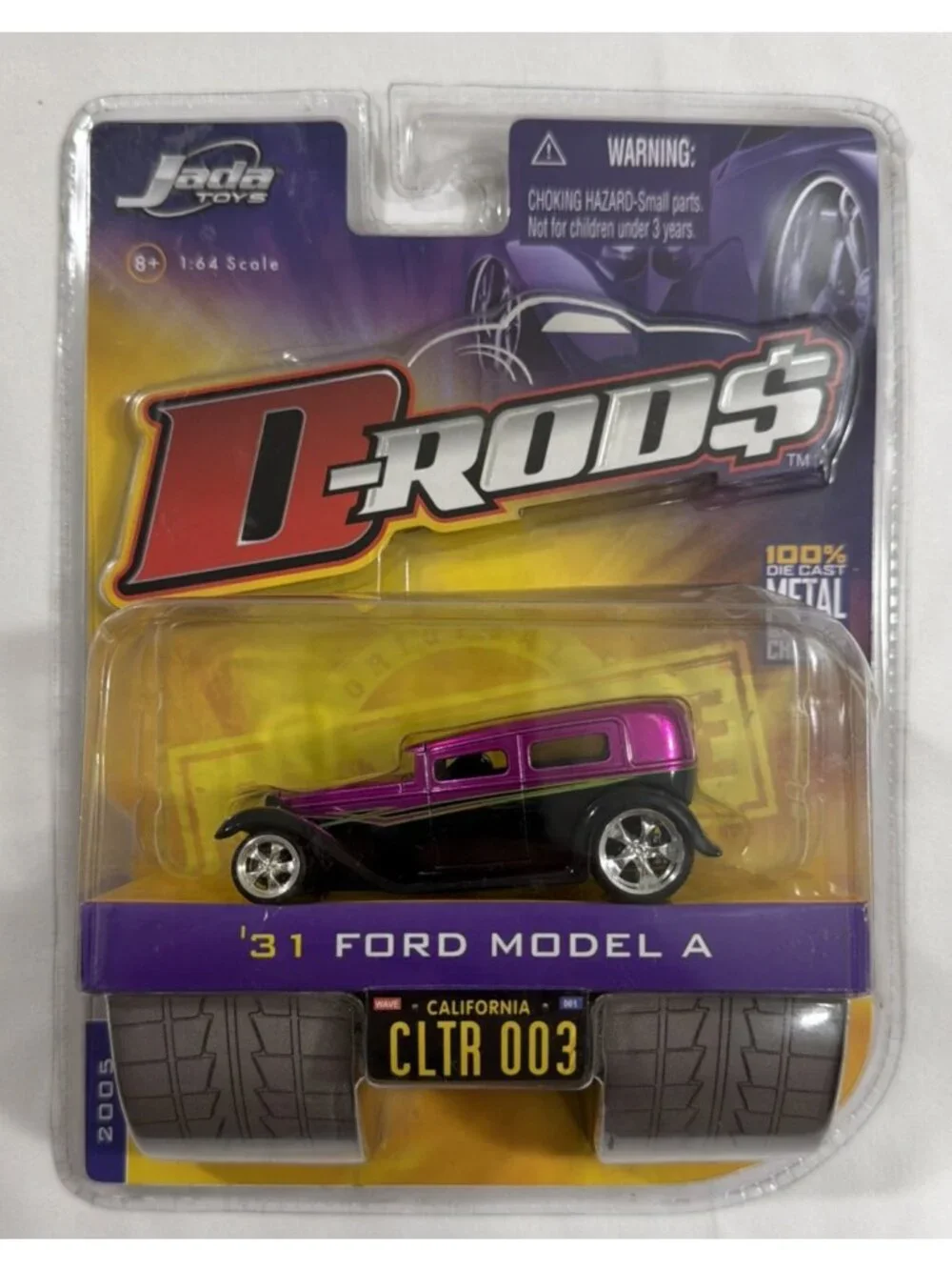 Jada 2005 1:64 D-Rods Black/Purple '31 Ford Model A Custom Wave 1